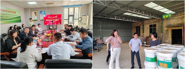 杜連鳳副所長一行赴保定森大集團考察復合微生物肥料研發(fā)進展